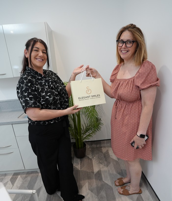 An Elegant Smiles Invisalign patient in Grantham